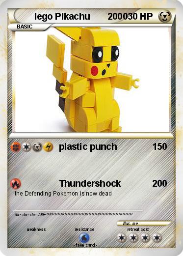 Pokemon lego Pikachu       2000