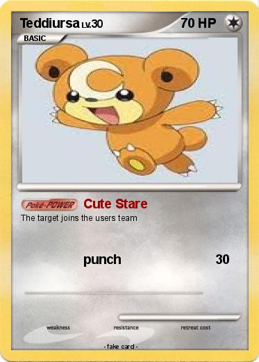 Pokemon Teddiursa