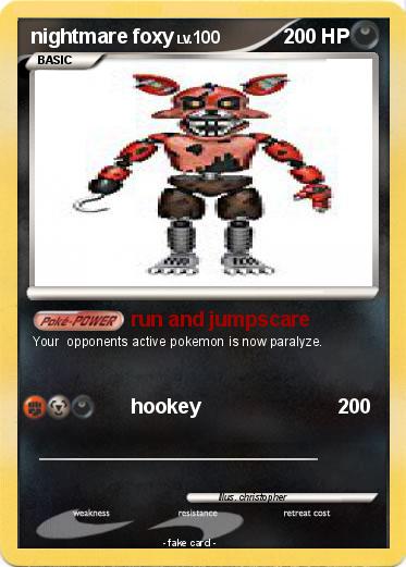 Pokemon nightmare foxy