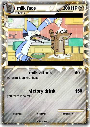 Pokemon milk face