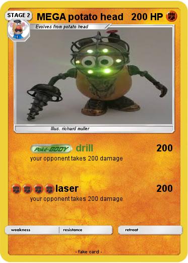 Pokemon MEGA potato head