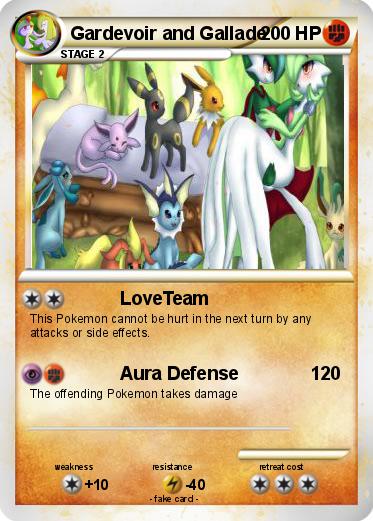 Pokemon Gardevoir and Gallade
