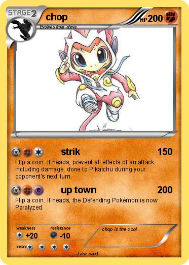 Pokemon chop
