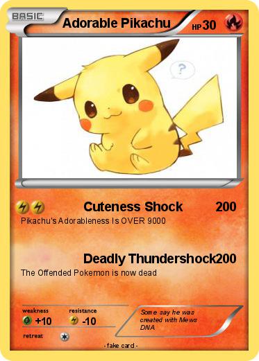 Pokemon Adorable Pikachu