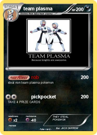 Pokemon team plasma