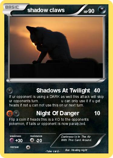 Pokemon shadow claws