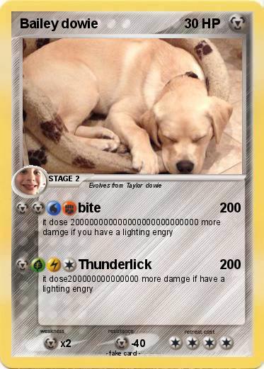 Pokemon Bailey dowie