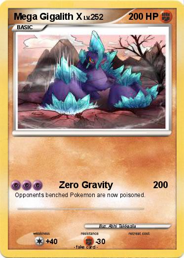 Pokemon Mega Gigalith X