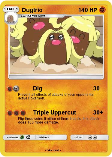 Pokemon Dugtrio