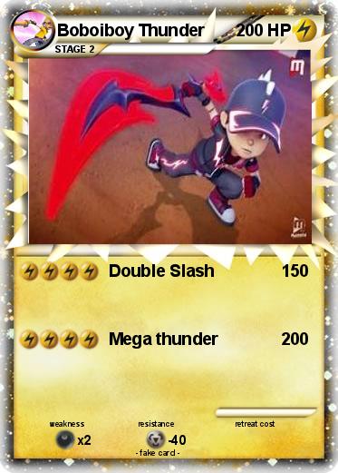 Pokemon Boboiboy Thunder