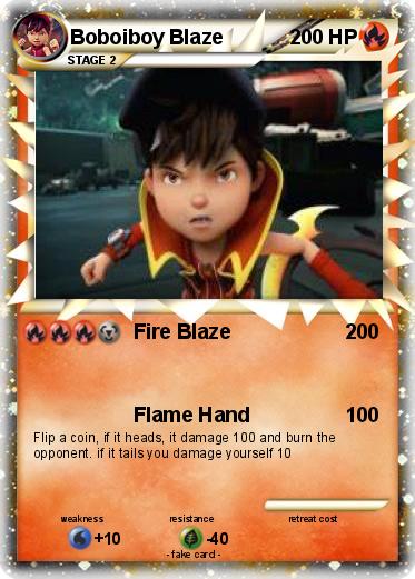 Pokemon Boboiboy Blaze