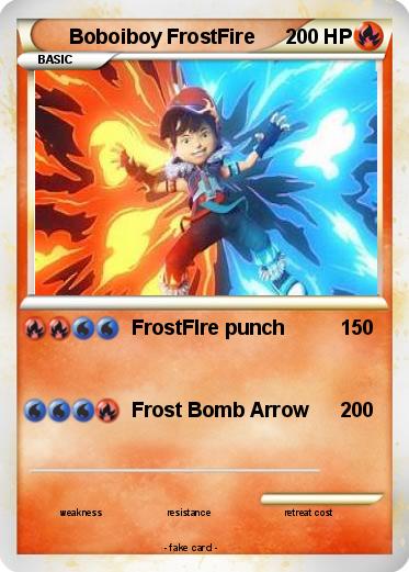 Pokemon Boboiboy FrostFire