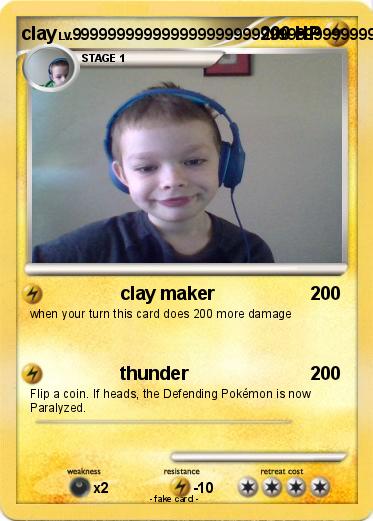 Pokemon clay