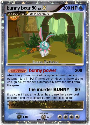 Pokemon bunny bear 50
