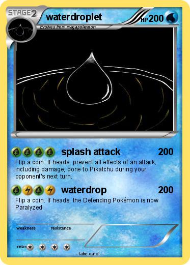 Pokemon waterdroplet