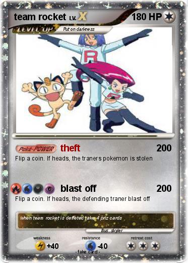 Pokemon team rocket