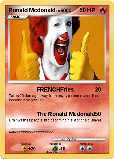 Pokemon Ronald Mcdonald