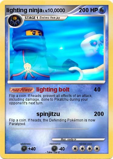 Pokemon lighting ninja