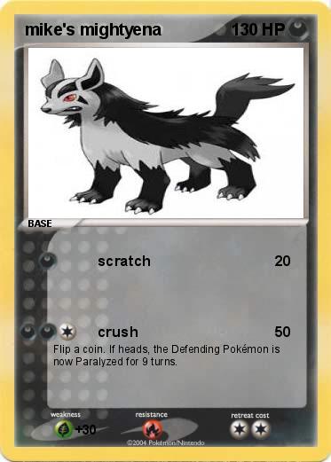 Pokemon mike's mightyena