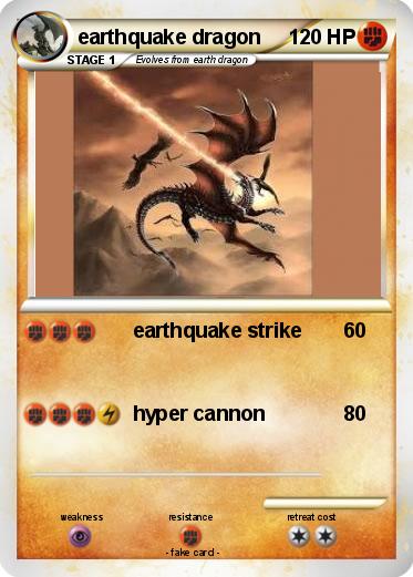 Pokemon earthquake dragon