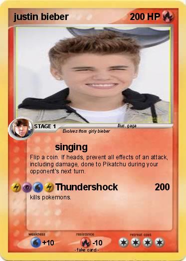 Pokemon justin bieber