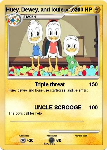 Pokemon Huey, Dewey, and louie