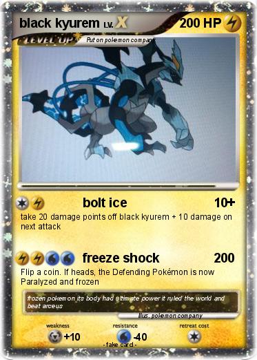 Pokemon black kyurem