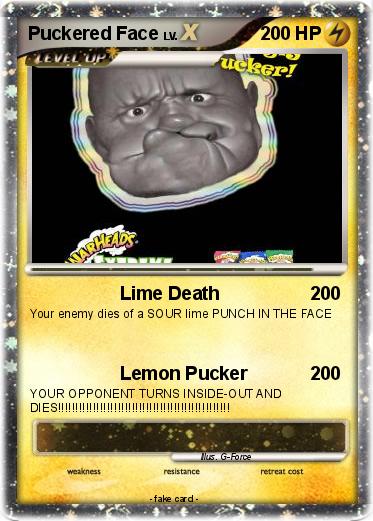 Pokemon Puckered Face