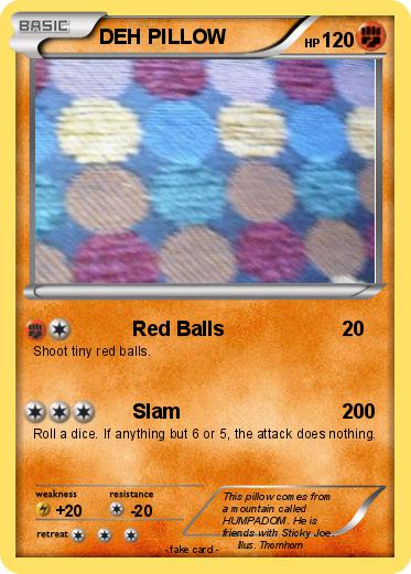 Pokemon DEH PILLOW