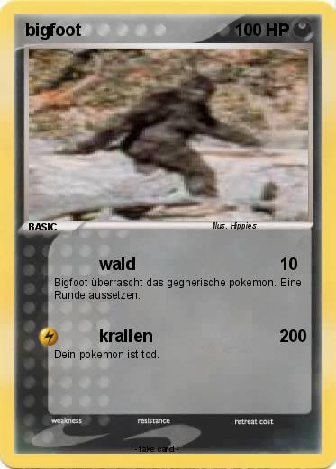 Pokemon bigfoot