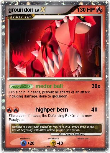 Pokemon groundon