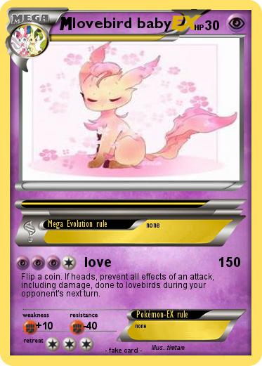 Pokemon lovebird baby