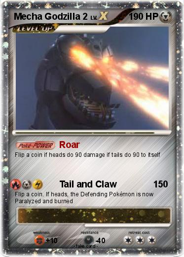 Pokemon Mecha Godzilla 2