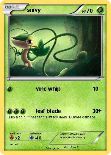 Pokemon snivy