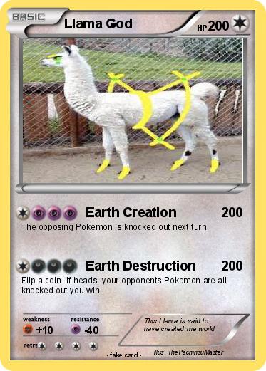 Pokemon Llama God