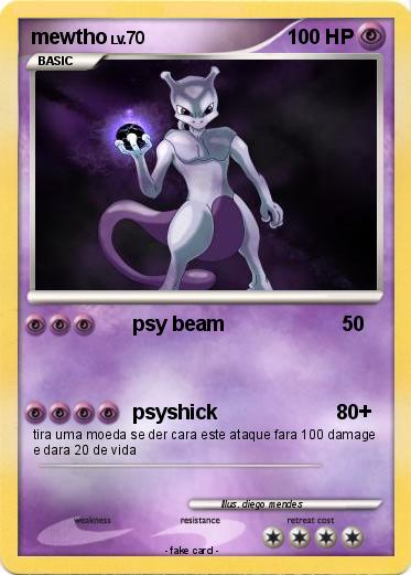 Pokemon mewtho