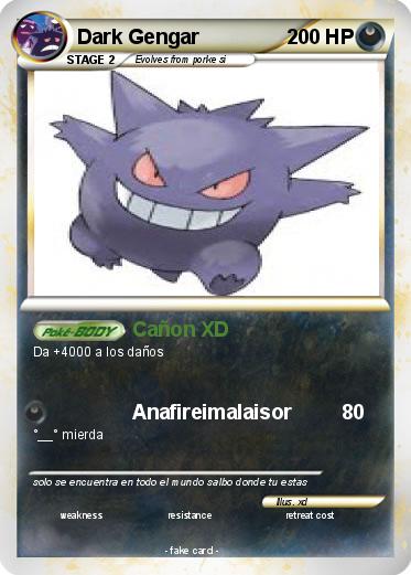 Pokemon Dark Gengar