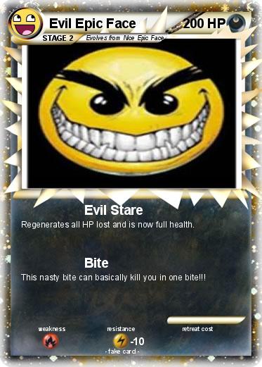 Pokemon Evil Epic Face