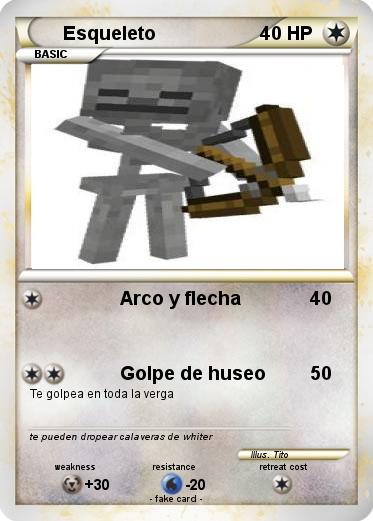 Pokemon Esqueleto
