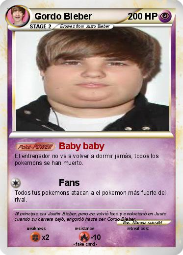 Pokemon Gordo Bieber
