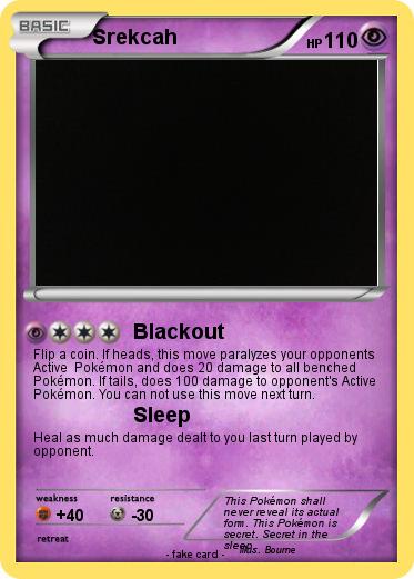 Pokemon Srekcah