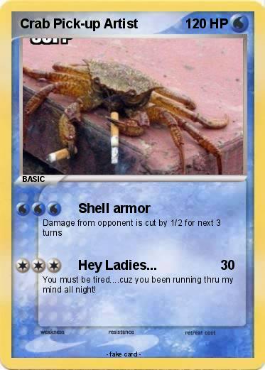Pokemon Crab Pick-up Artist
