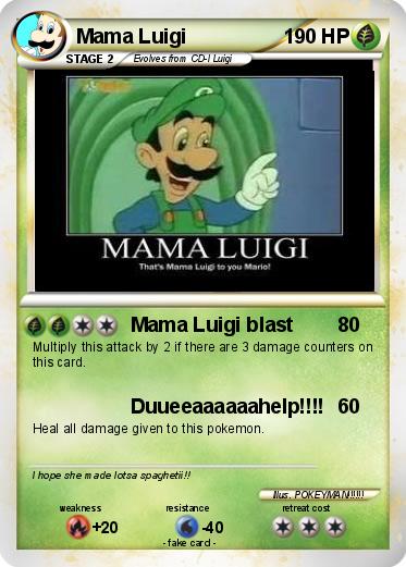 Pokemon Mama Luigi