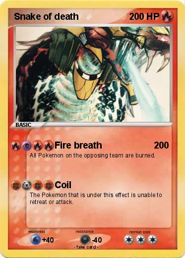 Pokemon Snake of death