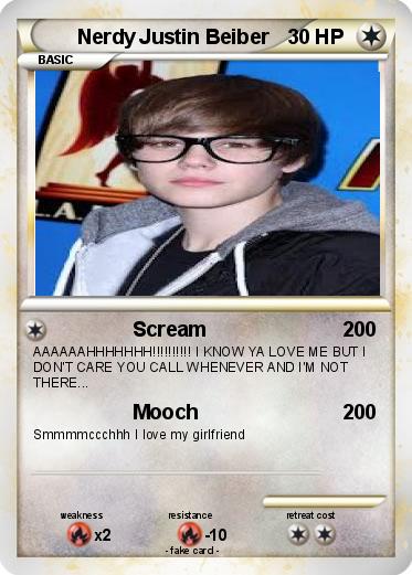 Pokemon Nerdy Justin Beiber