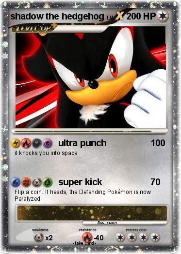 Pokemon shadow the hedgehog