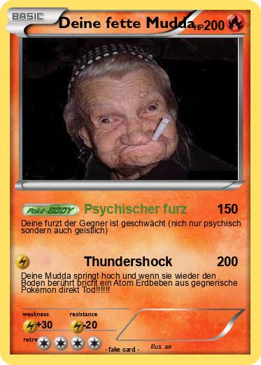 Pokemon Deine fette Mudda