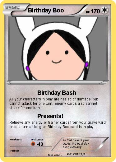 Pokemon Birthday Boo