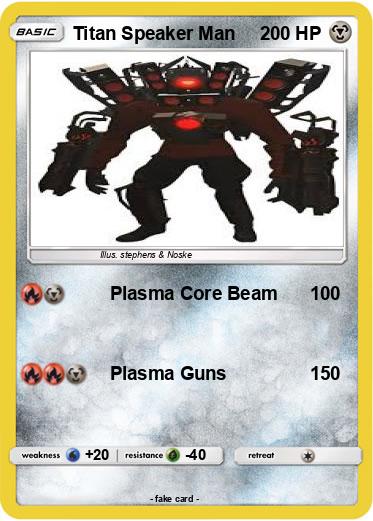 Pokemon Titan Speaker Man