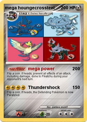Pokemon mega houngecrossteel